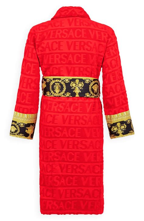 red Versace robe